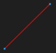 Linear bezier curve