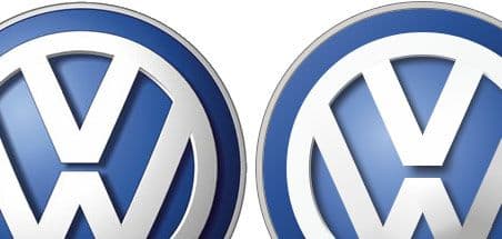 CSS Volkswagen logo vs the real thing